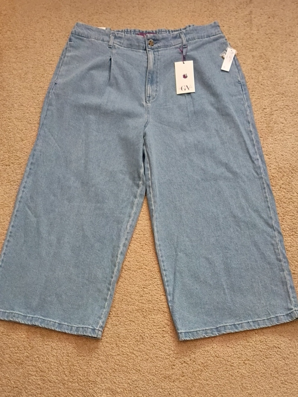 Gloria Vanderbilt Light Blue Wide Leg Jeans